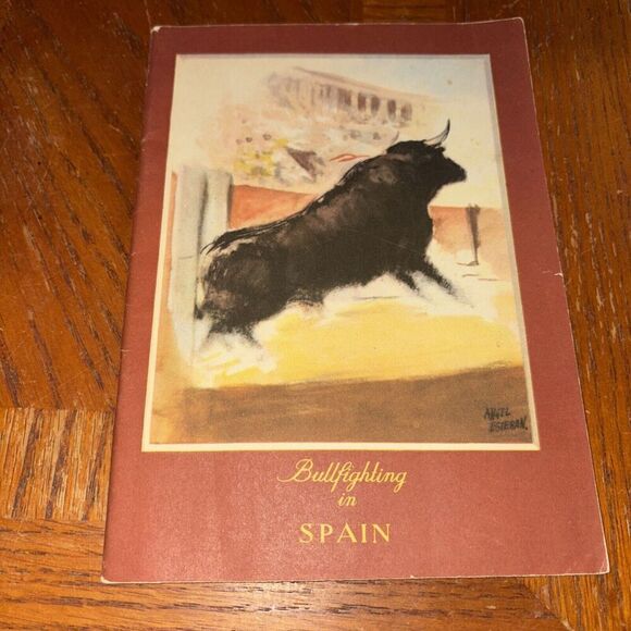 Vintage! RARE Bullfighting in Spain by Julian Juarez Ugena Angel Esteban - Picture 1 of 8